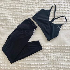 Gymshark Training Set Size Small, Black